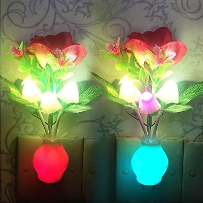 Mushroom Night Light Flower Lamp | Perfect Valentine's Gift