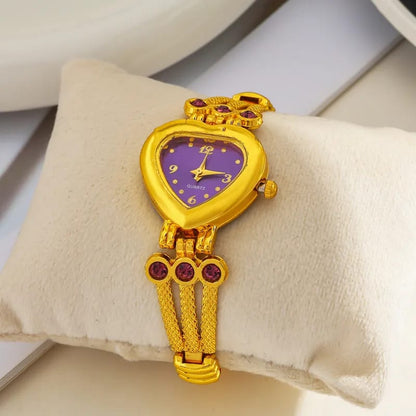 Single Folding Buckle Alloy Strap Quartz Watch