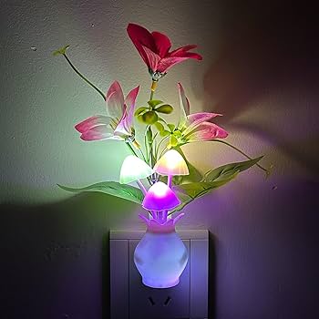 Mushroom Night Light Flower Lamp | Perfect Valentine's Gift