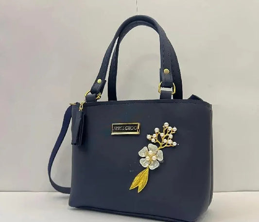 Korean Style Solid Color Shoulder Bag for Women