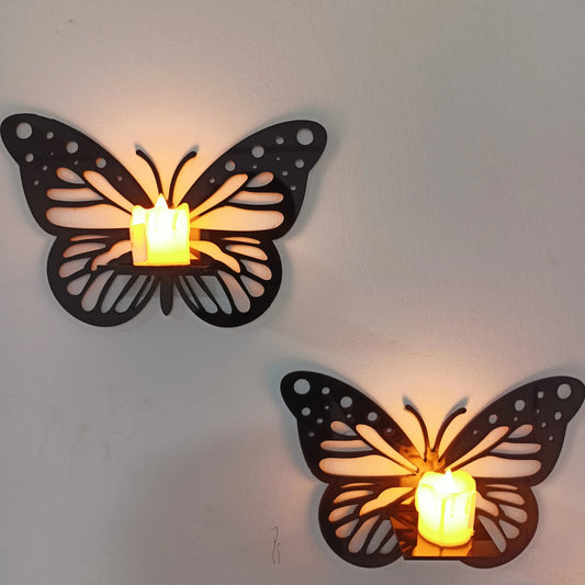 Decorative Butterfly Wall Shelf, Decoration Candlestick, Wall Décor Ideas