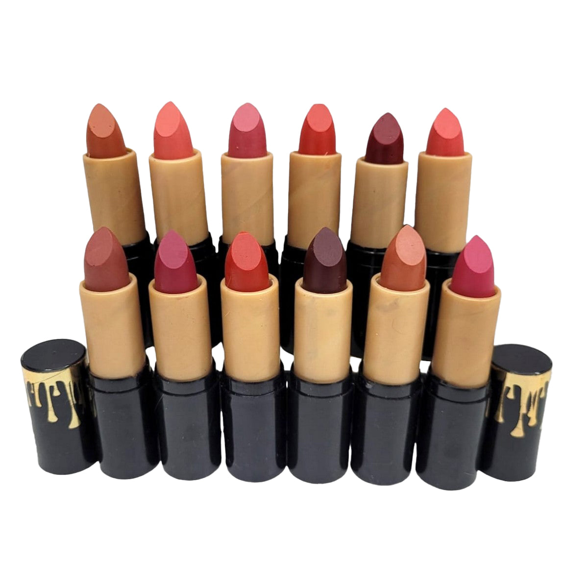 Pack Of 12 Matte Lipstick Multicolour Box