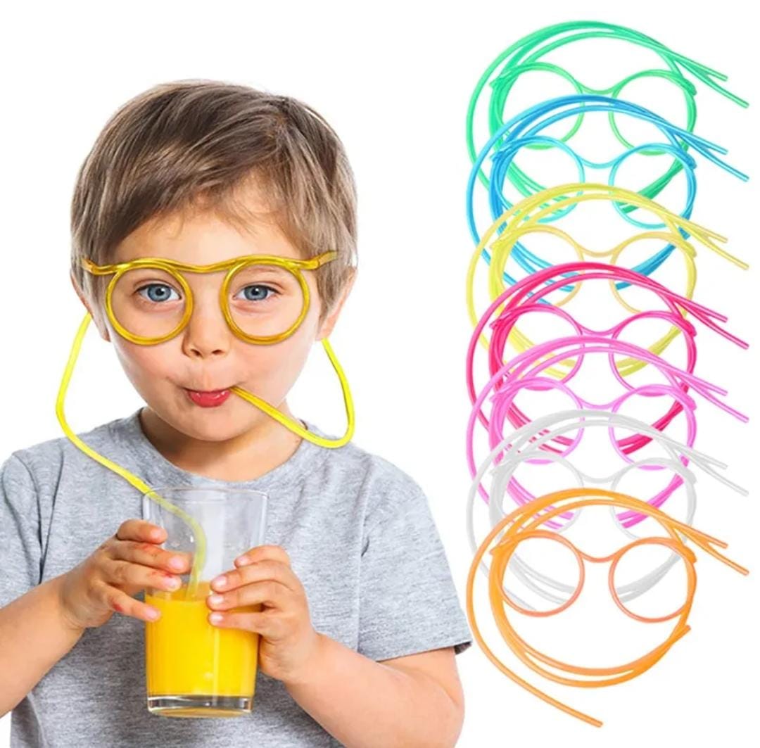 Funny Glasses Drinking Straw