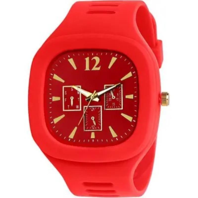 New Silicone Analogue Fashionable Wrist Watch For Men