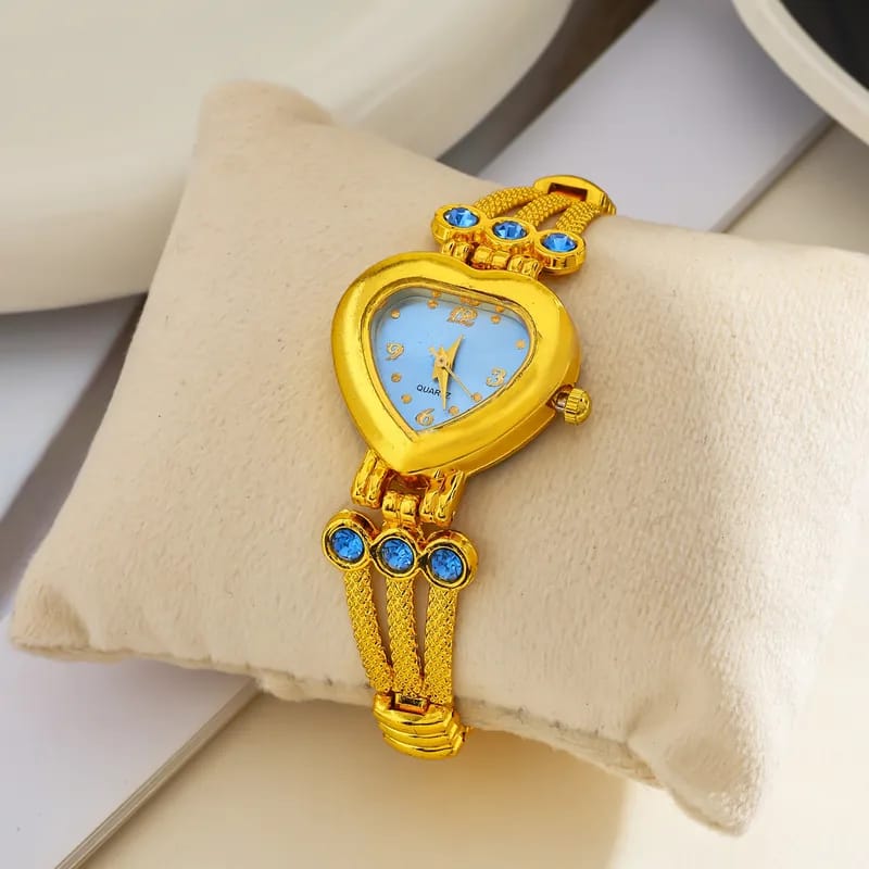 Single Folding Buckle Alloy Strap Quartz Watch