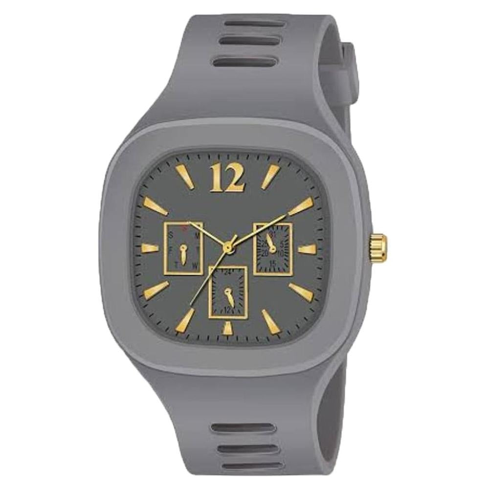 New Silicone Analogue Fashionable Wrist Watch For Men